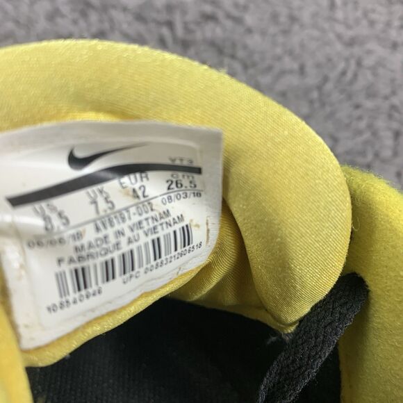 Nike Air Max 94 SE Black Yellow Mens Size 8.5 Shoes AV8197-002 - Picture 8 of 8